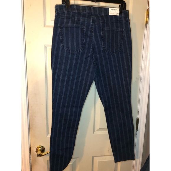 Pacsun Striped Ankle Skinny Jeans - Picture 3 of 6